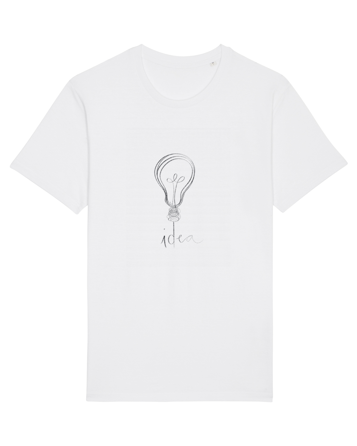 Tricou mânecă scurtă Unisex Rocker White