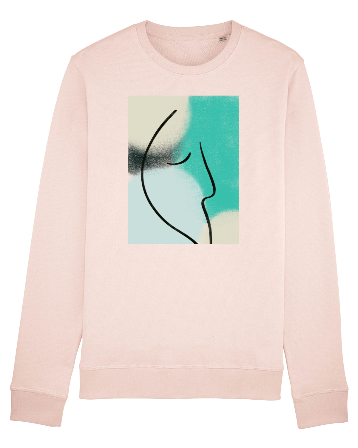 Bluză mânecă lungă Unisex Rise Candy Pink