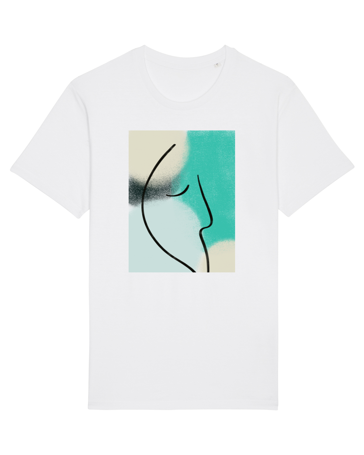 Tricou mânecă scurtă Unisex Rocker White