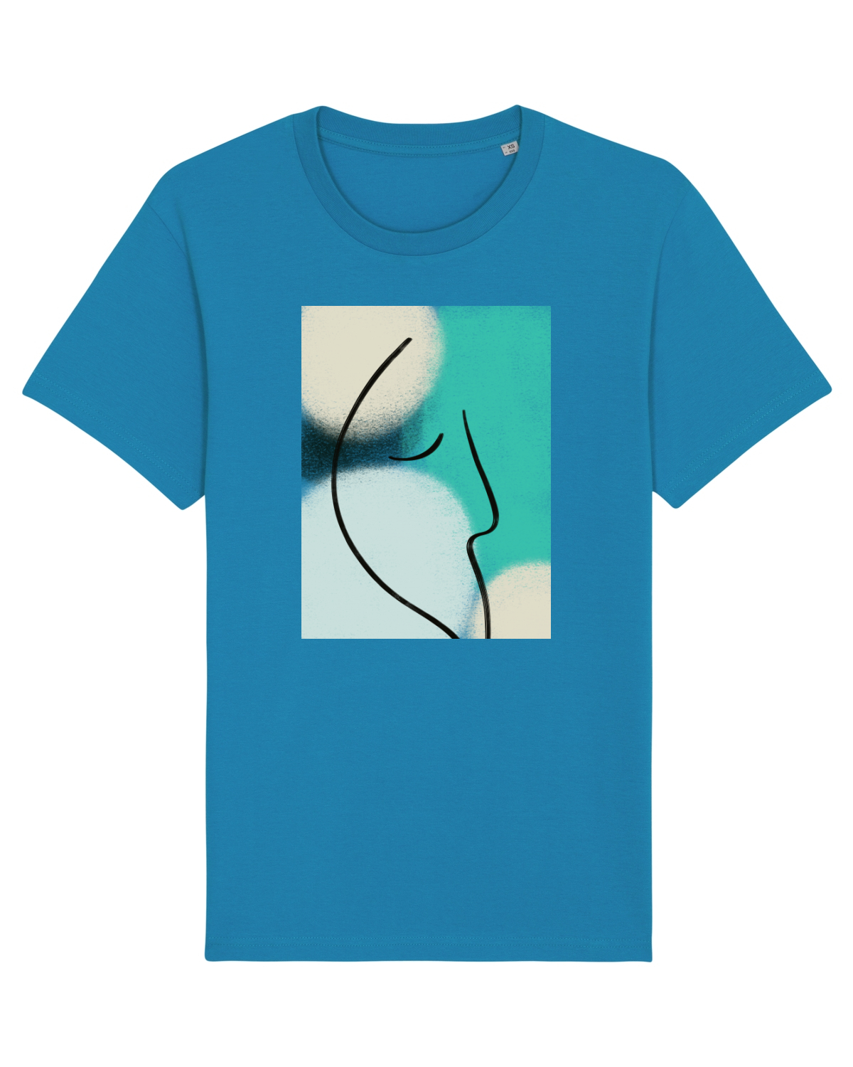 Tricou mânecă scurtă Unisex Rocker Azur