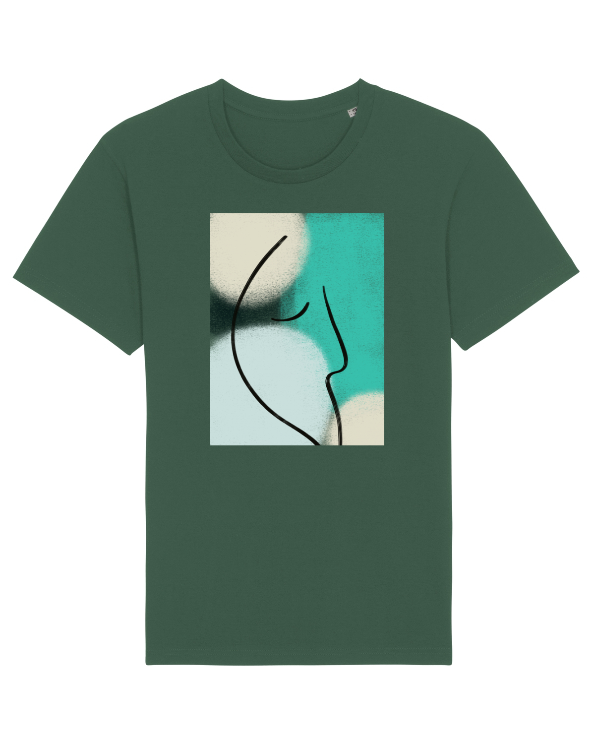 Tricou mânecă scurtă Unisex Rocker Bottle Green