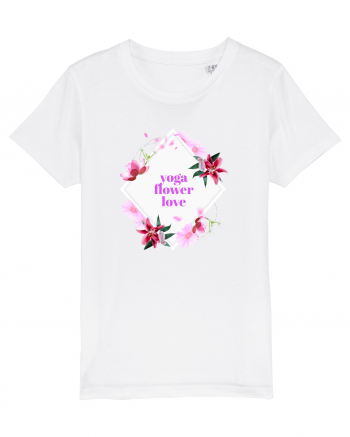 yoga floral design8 White