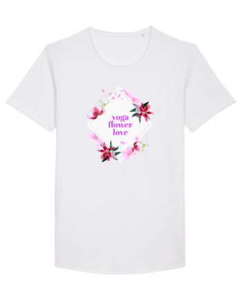 yoga floral design8 White