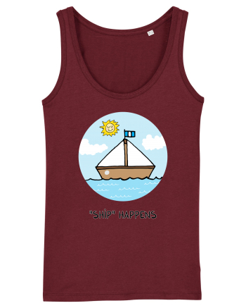 „Ship” Happens Burgundy