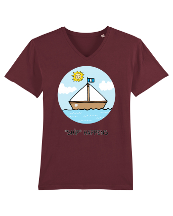 „Ship” Happens Burgundy