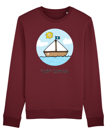 „Ship” Happens Burgundy