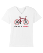 Give Me a „Break” Tricou mânecă scurtă guler V Bărbat Presenter