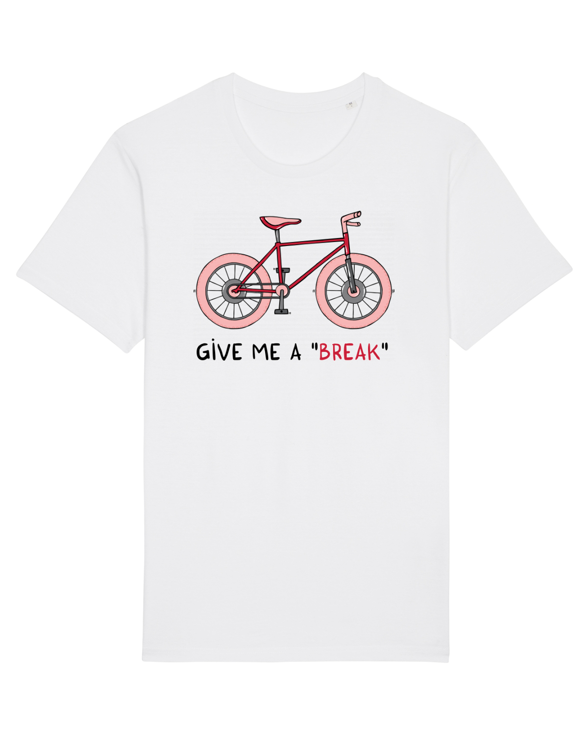 Tricou mânecă scurtă Unisex Rocker White
