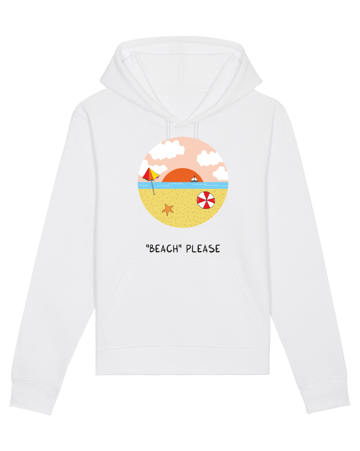 Hanorac Unisex Drummer White