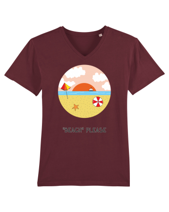 „Beach” Please Burgundy