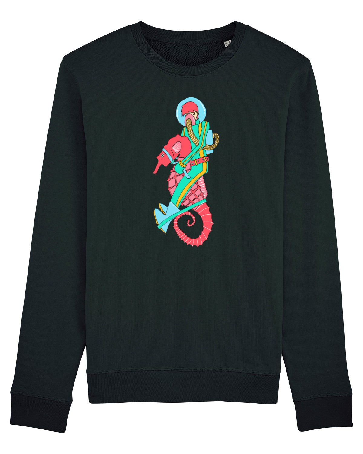 Bluză mânecă lungă Unisex Rise Black