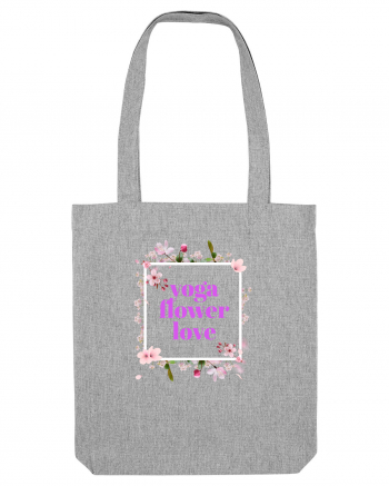 yoga floral design9 Heather Grey