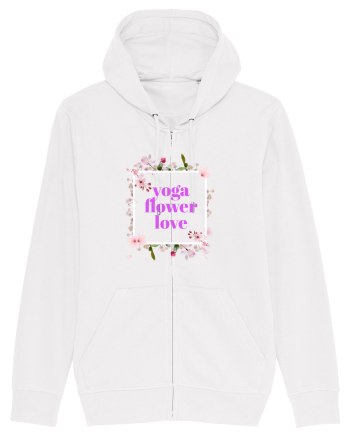yoga floral design9 White