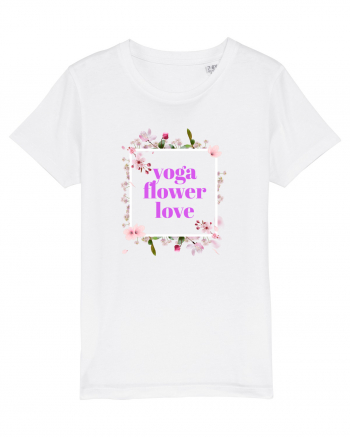 yoga floral design9 White