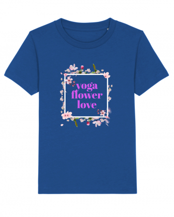 yoga floral design9 Majorelle Blue