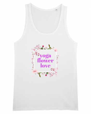 yoga floral design9 White