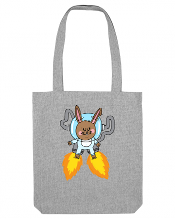 Space Bunny Heather Grey