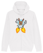 Space Bunny Hanorac cu fermoar Unisex Connector