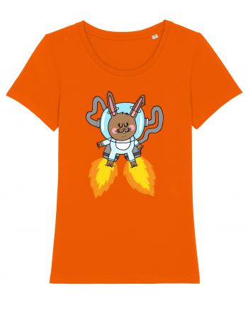 Space Bunny Bright Orange