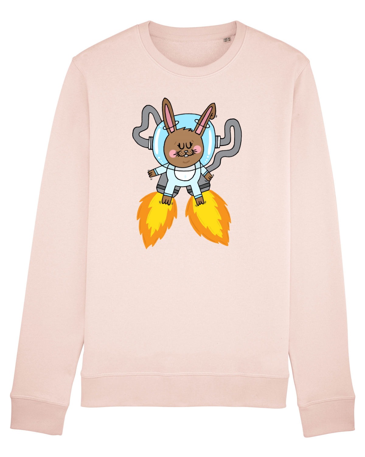 Bluză mânecă lungă Unisex Rise Candy Pink