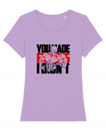 You made EXCUSES Tricou mânecă scurtă guler larg fitted Damă Expresser