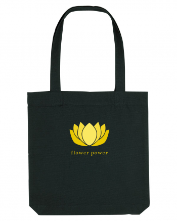 yoga flower power 2 Black