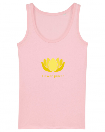 yoga flower power 2 Cotton Pink