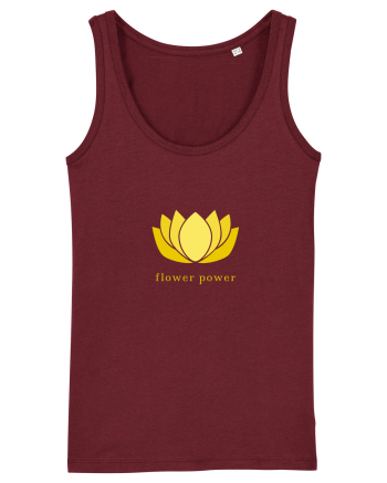 yoga flower power 2 Burgundy