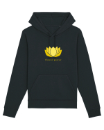 yoga flower power 2 Hanorac Unisex Drummer
