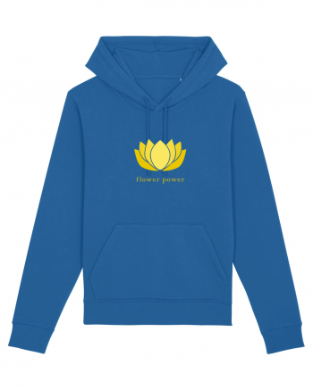 yoga flower power 2 Royal Blue