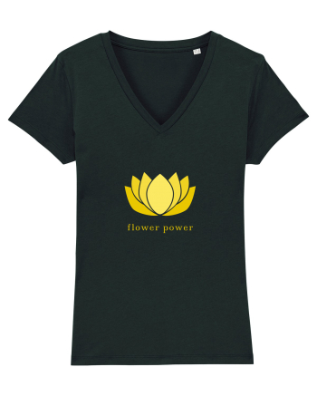 yoga flower power 2 Black
