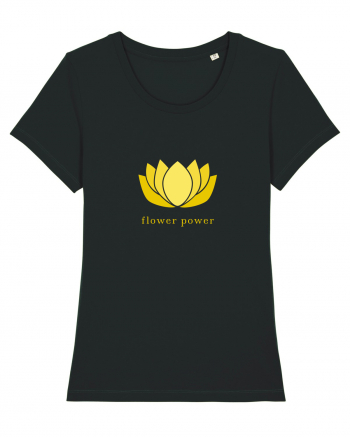 yoga flower power 2 Black