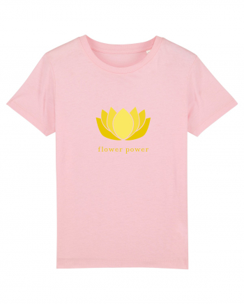 yoga flower power 2 Cotton Pink