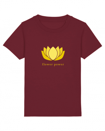 yoga flower power 2 Burgundy