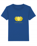 yoga flower power 2 Tricou mânecă scurtă  Copii Mini Creator