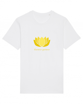 yoga flower power 2 White
