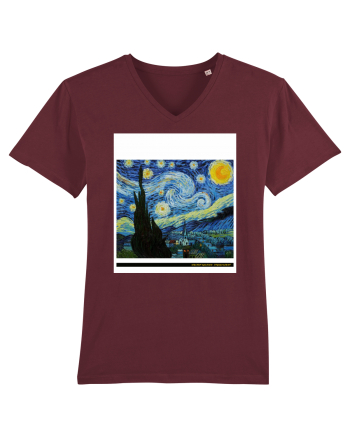 Starry Night Burgundy