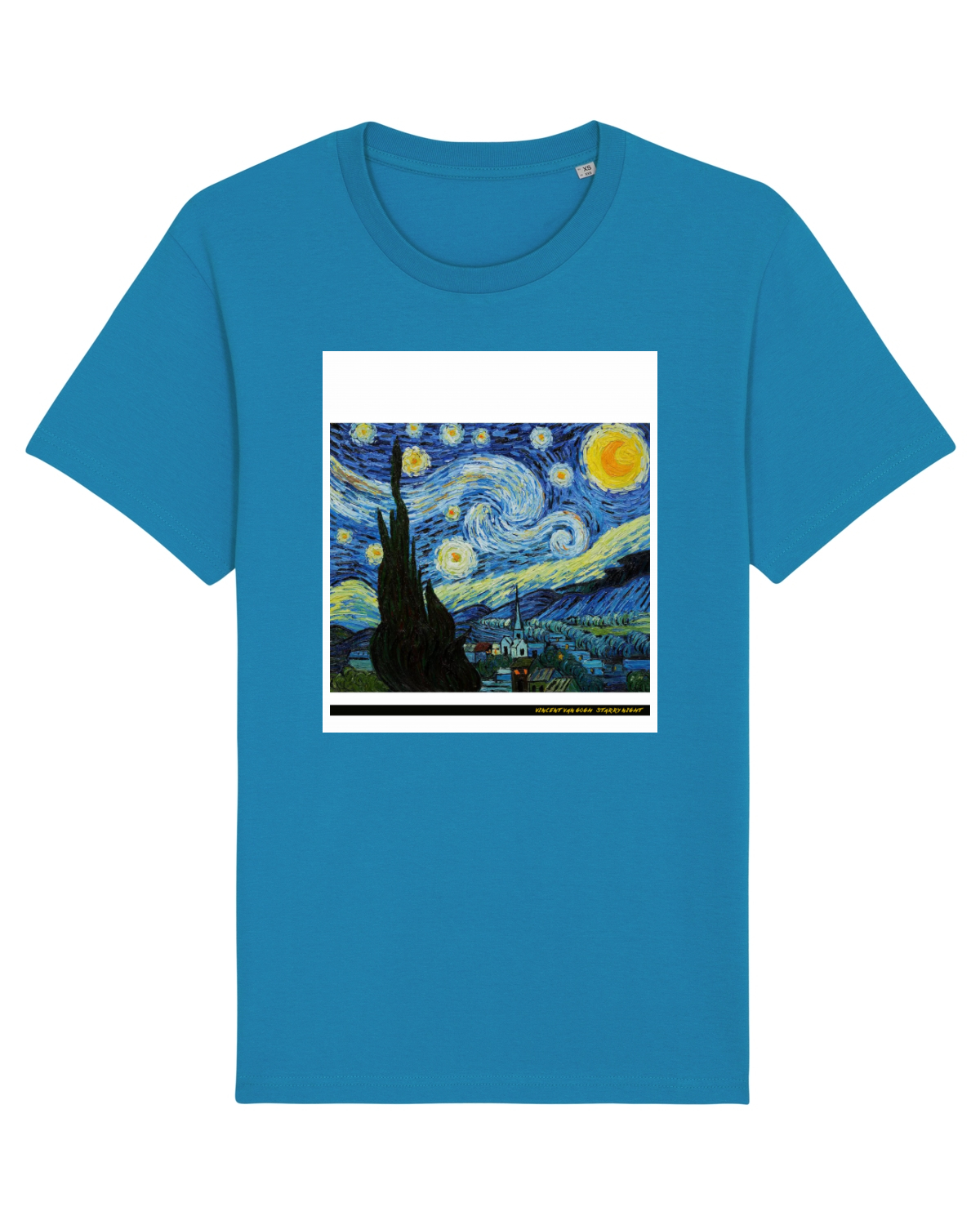 Tricou mânecă scurtă Unisex Rocker Azur