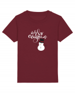 Merry Christmas Om de Zăpadă Tricou mânecă scurtă  Copii Mini Creator