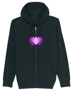 yoga flower power 3 Hanorac cu fermoar Unisex Connector
