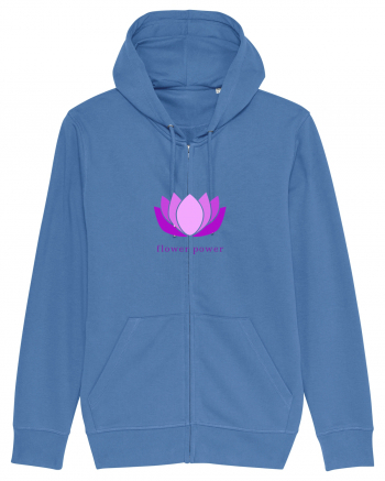 yoga flower power 3 Bright Blue