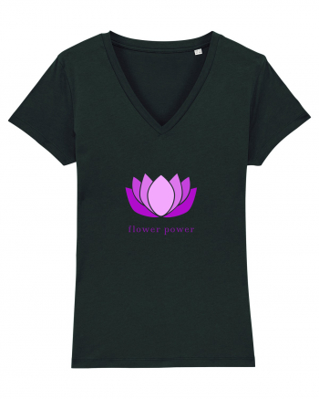 yoga flower power 3 Black