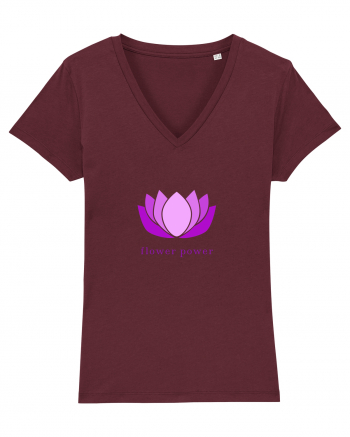 yoga flower power 3 Burgundy