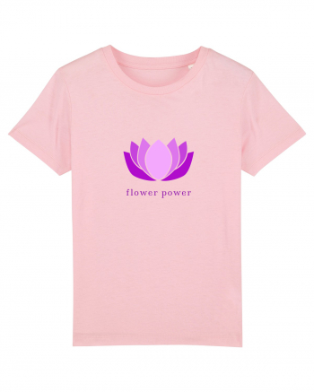 yoga flower power 3 Cotton Pink