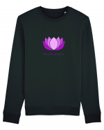 yoga flower power 3 Bluză mânecă lungă Unisex Rise