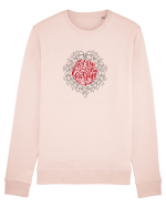 Merry Christmas circular  Bluză mânecă lungă Unisex Rise