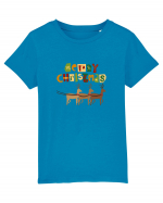 Merry Christmas (reni la datorie)  Tricou mânecă scurtă  Copii Mini Creator