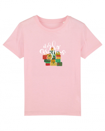 Merry Christmas (cadouri de Crăciun) alb Cotton Pink