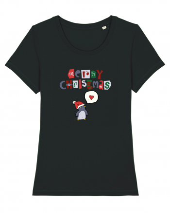 Merry Christmas (pinguin iubitor)  Black