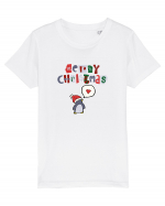 Merry Christmas (pinguin iubitor)  Tricou mânecă scurtă  Copii Mini Creator